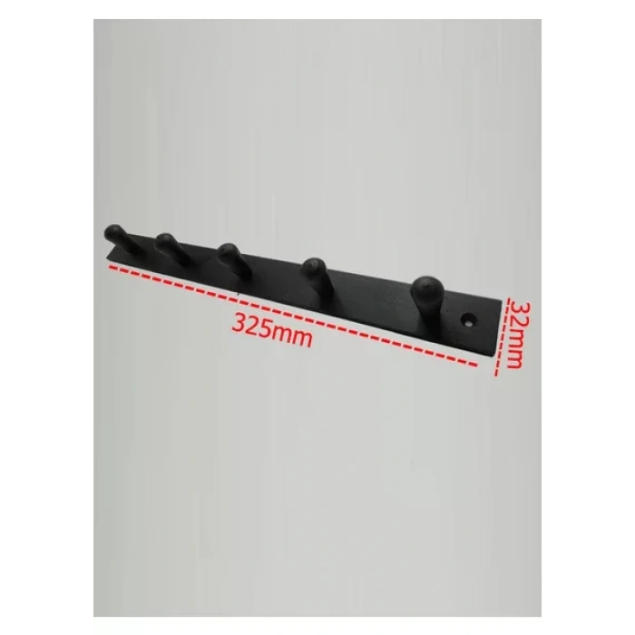 GLARE KONİK KENDİNDEN YAPIŞKANLI ASKILIK BEŞLİ MAT SİYAH