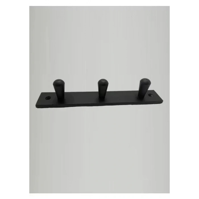 GLARE KONİK KENDİNDEN YAPIŞKANLI ASKILIK ÜÇLÜ MAT SİYAH