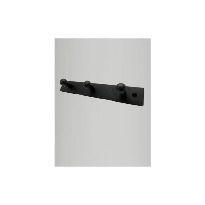 GLARE KONİK KENDİNDEN YAPIŞKANLI ASKILIK ÜÇLÜ MAT SİYAH