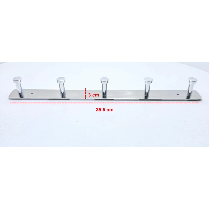 ASKILIK YAPIŞKANLI VE VİDALI MANTAR BEŞLİ KROM