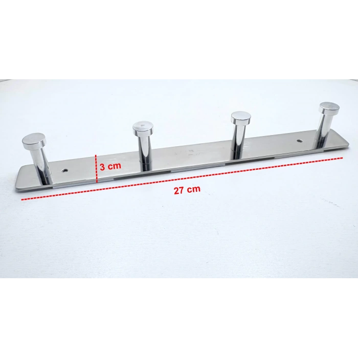 ASKILIK YAPIŞKANLI VE VİDALI MANTAR DÖRTLÜ KROM