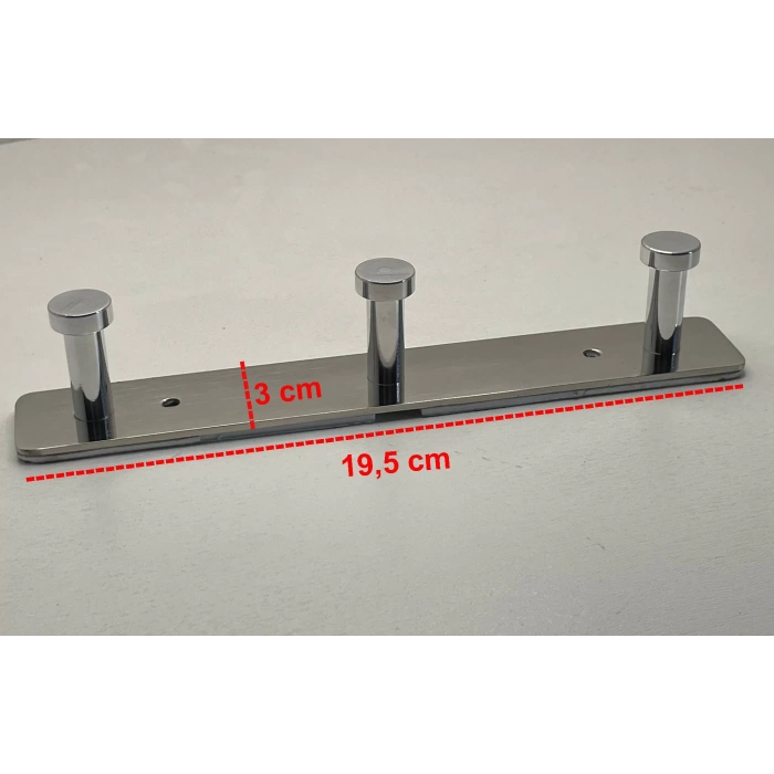 ASKILIK YAPIŞKANLI VE VİDALI MANTAR ÜÇLÜ KROM