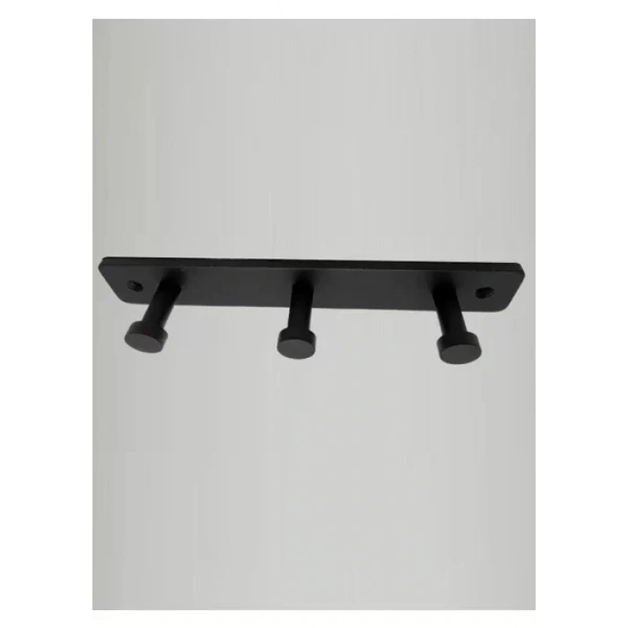 GLARE MANTAR KENDİNDEN YAPIŞKANLI ASKILIK ÜÇLÜ MAT SİYAH