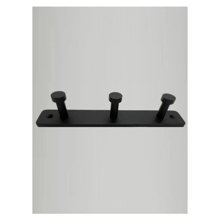 GLARE MANTAR KENDİNDEN YAPIŞKANLI ASKILIK ÜÇLÜ MAT SİYAH