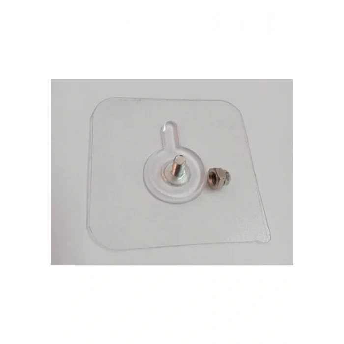 ÇERÇEVE ASKISI SÜPER GÜÇLÜ VİDALI KANCA YAPIŞKANLI RAF TUTUCU ASKI 50 Lİ