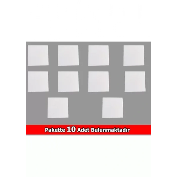 ÇİFT TARAFLI KÖPÜK BANT BEYAZ SÜPER KUVVETLİ PAKETTE 10 ADET