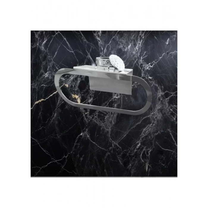 HAVLULUK YAPIŞKANLI VE VİDALI OVAL MODEL KROM RENGİ