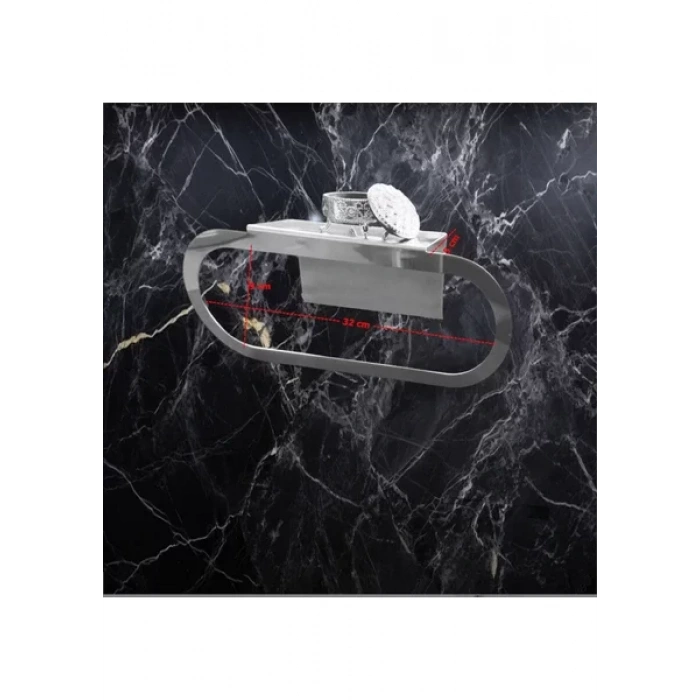 HAVLULUK YAPIŞKANLI VE VİDALI OVAL MODEL KROM RENGİ
