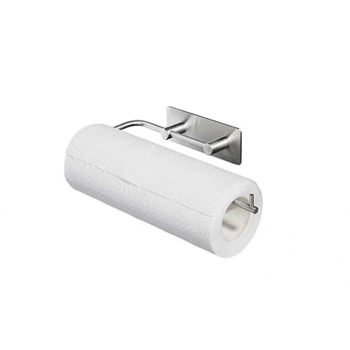 KAĞIT HAVLULUK YAPIŞKANLI ÇİFT ÇUBUKLU PASLANMAZ ÇELİK KROM RENGİ