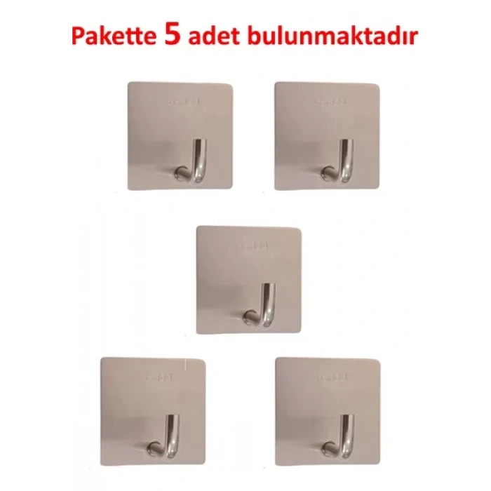 KENDİNDEN YAPIŞKANLI ASKILIK KROM-05 PAKETTE 5 ADET