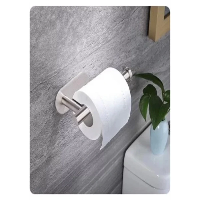 KENDİNDEN YAPIŞKANLI BANYO SETİ 4LÜ KROM