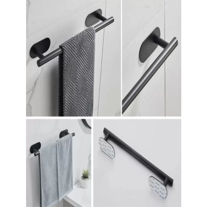 KENDİNDEN YAPIŞKANLI UZUN HAVLULUK MAT SİYAH