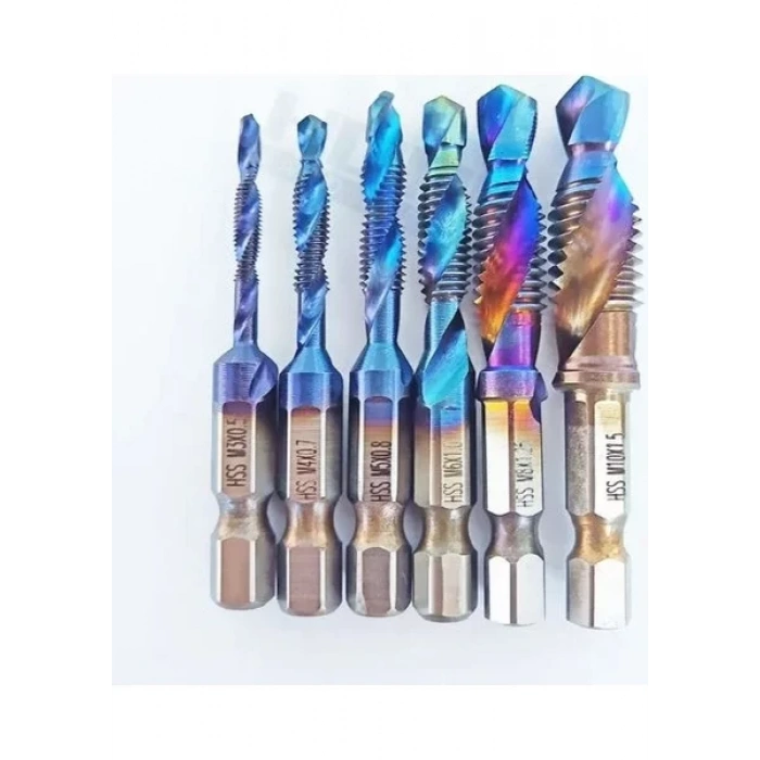 KILAVUZ UCU 6 LI SET HSS TİTANIUM KAPLAMA