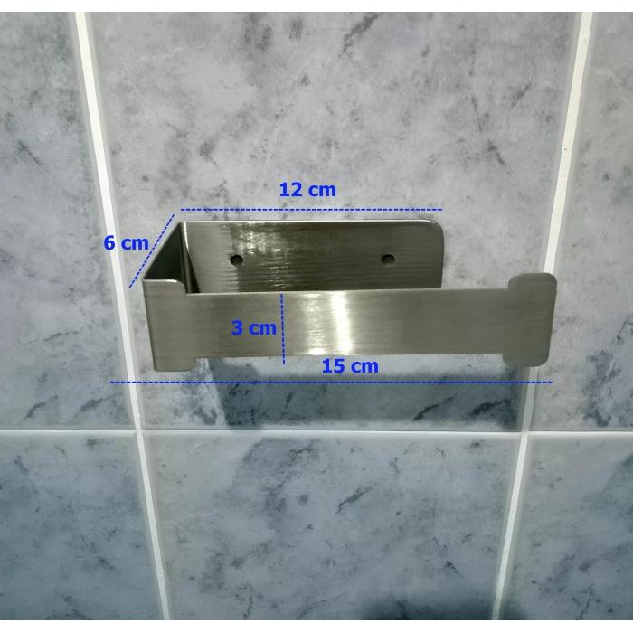 LAZER KENDİNDEN YAPIŞKANLI WC KAĞITLIK KROM