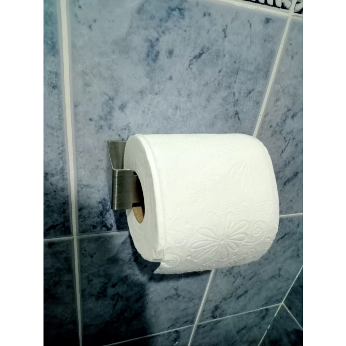 LAZER KENDİNDEN YAPIŞKANLI WC KAĞITLIK KROM