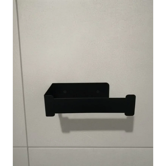 LAZER KENDİNDEN YAPIŞKANLI WC KAĞITLIK MAT SİYAH