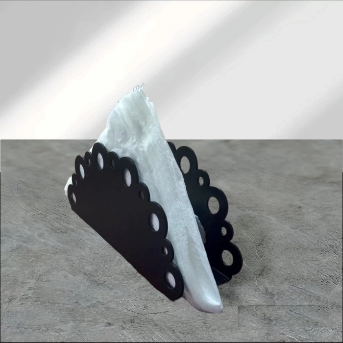 PEÇETELİK DAİRELİ MAT SİYAH