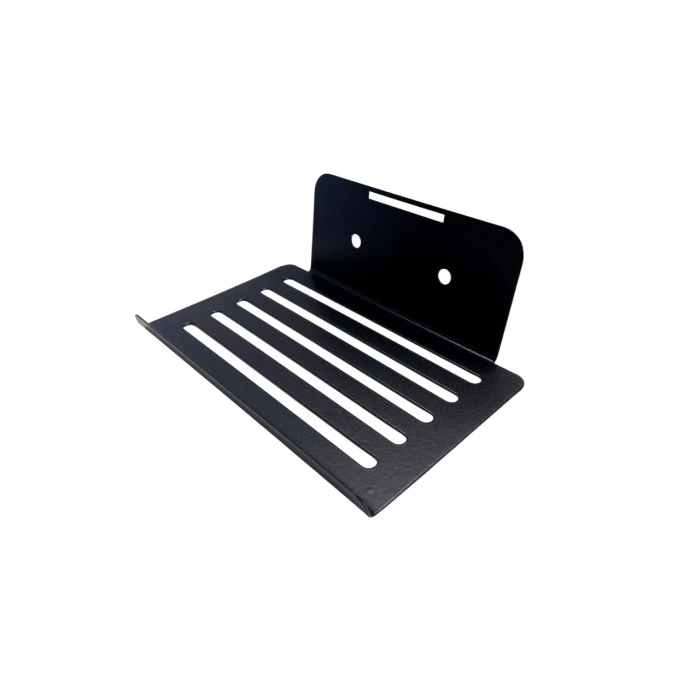 SABUNLUK YAPIŞKANLI VE VİDALI DÜZ MODEL MAT SİYAH