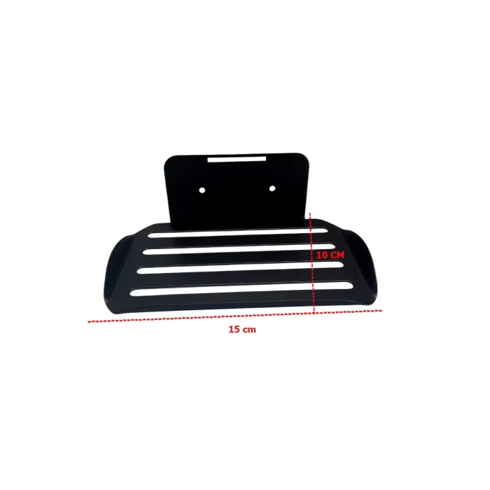 SABUNLUK YAPIŞKANLI VE VİDALI OVAL MODEL MAT SİYAH