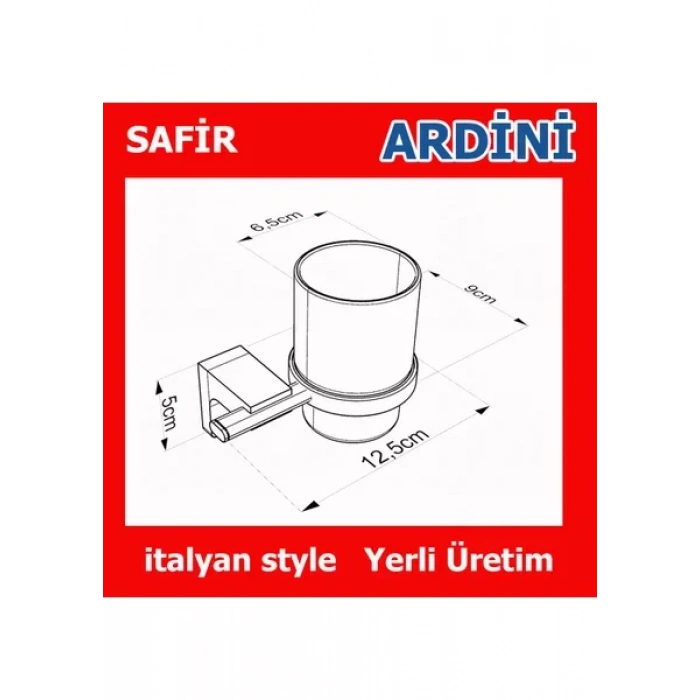 SAFİR DİŞ FIRÇALIK KROM