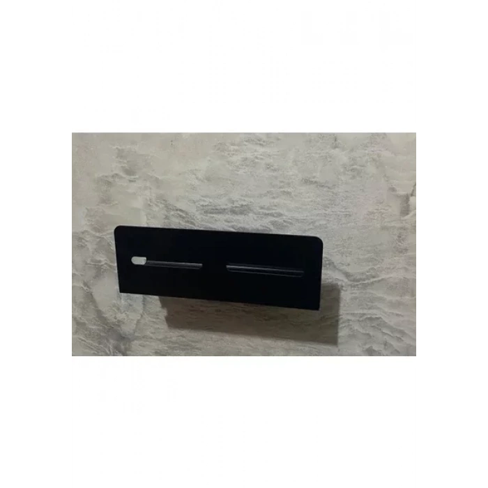 ŞAMPUANLIK DUŞ RAFI GİZLİ MODEL MAT SİYAH