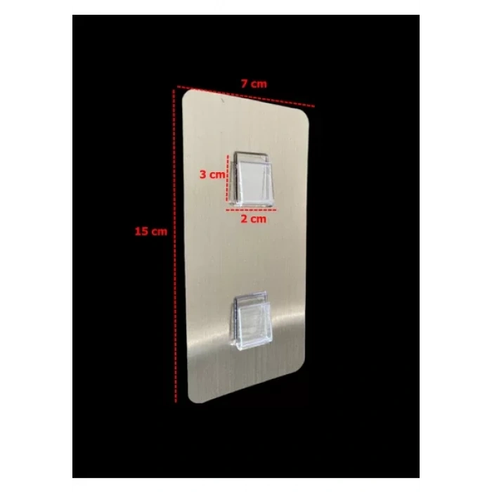 STİCKER BANT ASKILIK YAPIŞKANLI ALTIN SARISI ÇİFTLİ DİKEY PAKETTE 10 ADET