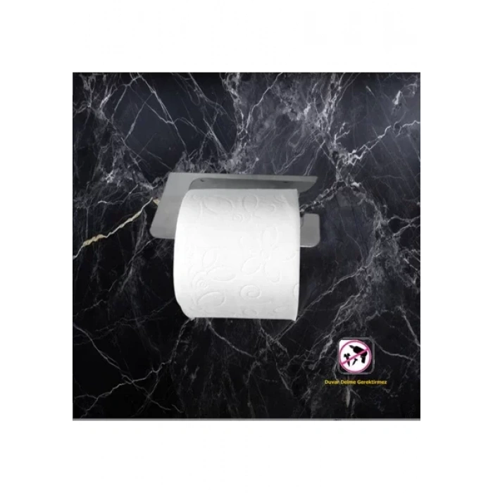 TUVALET KAĞITLIĞI YAPIŞKANLI VE VİDALI OVAL KROM