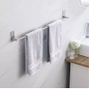 HAVLULUK DİK ROZETLİ 32CM YAPIŞKANLI PASLANMAZ ÇELİK KROM RENGİ