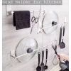 HAVLULUK DİK ROZETLİ 32CM YAPIŞKANLI PASLANMAZ ÇELİK KROM RENGİ
