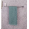 HAVLULUK DİK ROZETLİ 42CM YAPIŞKANLI PASLANMAZ ÇELİK KROM RENGİ