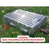 LAZER MANGAL PORTATİF PRATİK KATLANABİLİR PASLANMAZ IZGARALI 41X25 CM