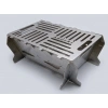 LAZER MANGAL PORTATİF PRATİK KATLANABİLİR PASLANMAZ IZGARALI 41X25 CM