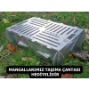 MANGAL KATLANIR PRATİK PORTATİF TAMAMI SİYAH SAC 41 X 25 CM ÇANTA HEDİYELİ