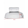 SABUNLUK YAPIŞKANLI VE VİDALI OVAL MODEL KROM