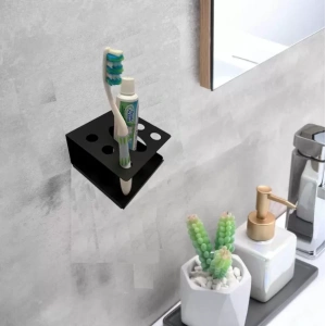 ARDİNİ KENDİNDEN YAPIŞKANLI VE VİDALI DİŞ FIRÇALIK 6LI MACUNLUKLU MAT SİYAH