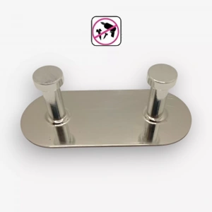 ASKILIK YAPIŞKANLI MANTAR OVAL İKİLİ KROM PAKETTE 2 ADET