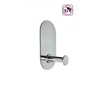 ASKILIK YAPIŞKANLI THİNCAL OVAL TEKLİ KROM RENGİ PAKETTE 4 ADET