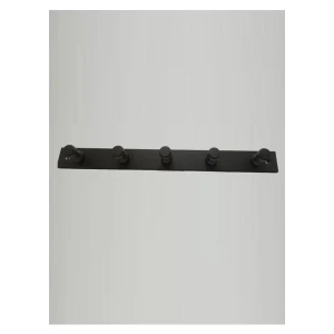 ASKILIK YAPIŞKANLI VE VİDALI İNCE BELLİ BEŞLİ MAT SİYAH