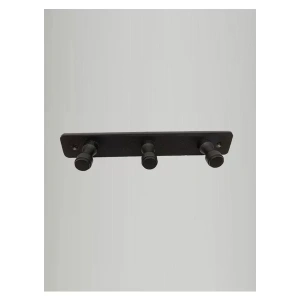 ASKILIK YAPIŞKANLI VE VİDALI İNCE BELLİ ÜÇLÜ MAT SİYAH