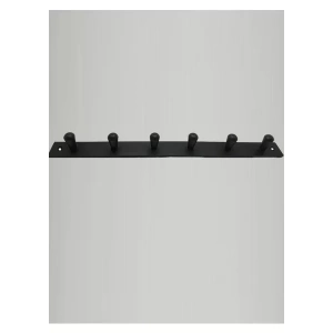 ASKILIK YAPIŞKANLI VE VİDALI KONİK ALTILI MAT SİYAH