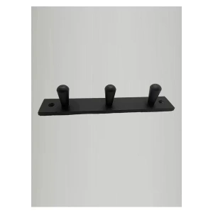 ASKILIK YAPIŞKANLI VE VİDALI KONİK ÜÇLÜ MAT SİYAH