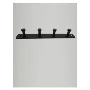 ASKILIK YAPIŞKANLI VE VİDALI MANTAR DÖRTLÜ MAT SİYAH