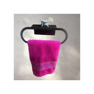 HAVLULUK YAPIŞKANLI VE VİDALI OVAL MODEL MAT SİYAH