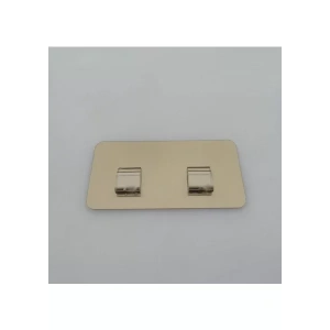 STİCKER BANT ASKILIK YAPIŞKANLI ALTIN SARISI ÇİFTLİ YATAY PAKETTE 10 ADET