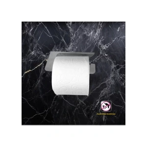 TUVALET KAĞITLIĞI YAPIŞKANLI VE VİDALI OVAL KROM