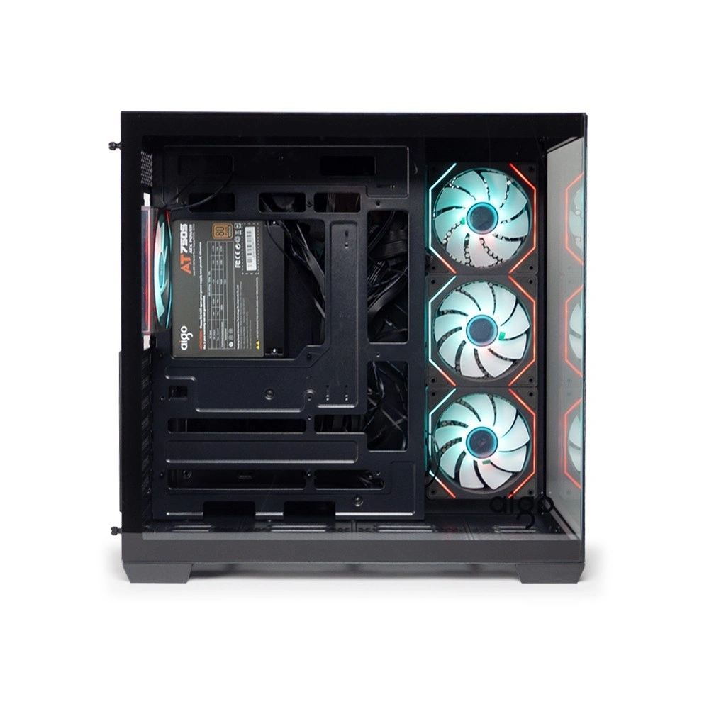 Kasa Aigo C280 Siyah 750W 80+ Bronze ARGB Mid Tower