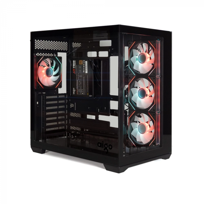ゲコガシラ Kasa Aigo C280 Siyah 750W 80+ Bronze ARGB Mid Tower