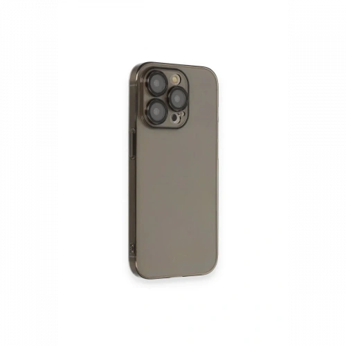 Apple iPhone 13 Pro Kılıf Armada Lensli Kapak - Siyah