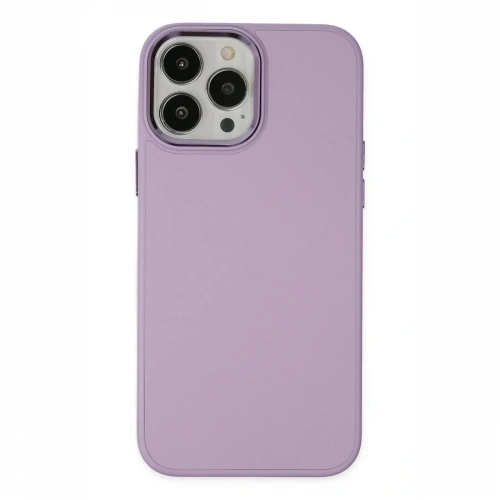 Apple iPhone 13 Pro Kılıf Asya Deri Silikon - Lila