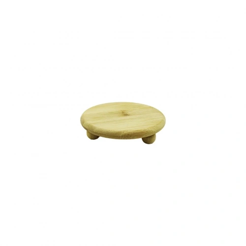 BAMBOO BAMBU SUNUM TABAK AYAKLI 11X11CM (5468)